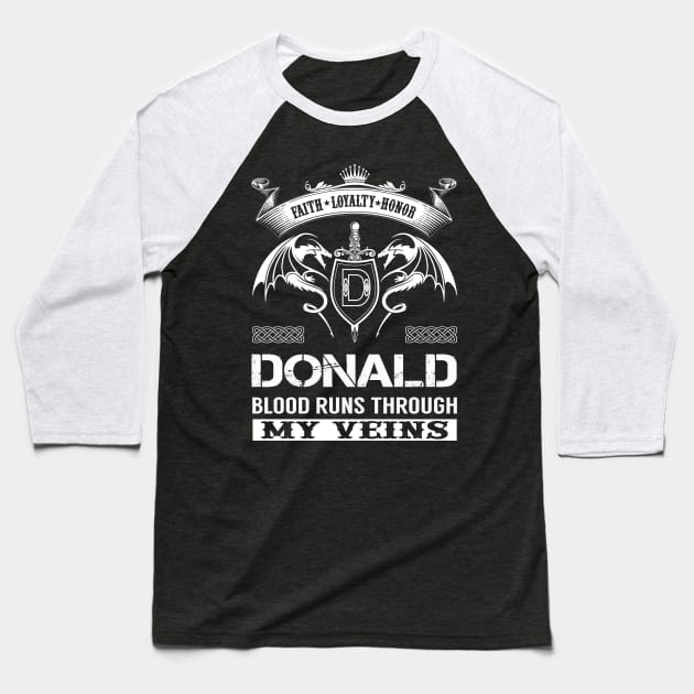 DONALD Baseball T-Shirt by Linets